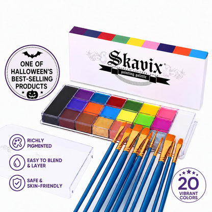 🎃Waterproof SFX Halloween & Cosplay Makeup Kit (Non-Toxic)👻